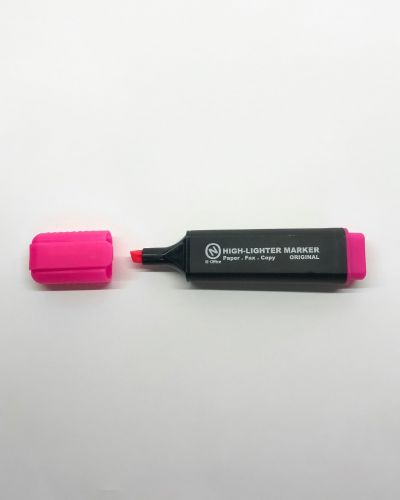 MARCADOR FLUORESCENTE ROSA N-OFFICE , N-OFFICE , MARCNOF005 , MARCNOF001